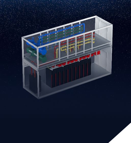Overhead Integrated Liquid Cooling Solution